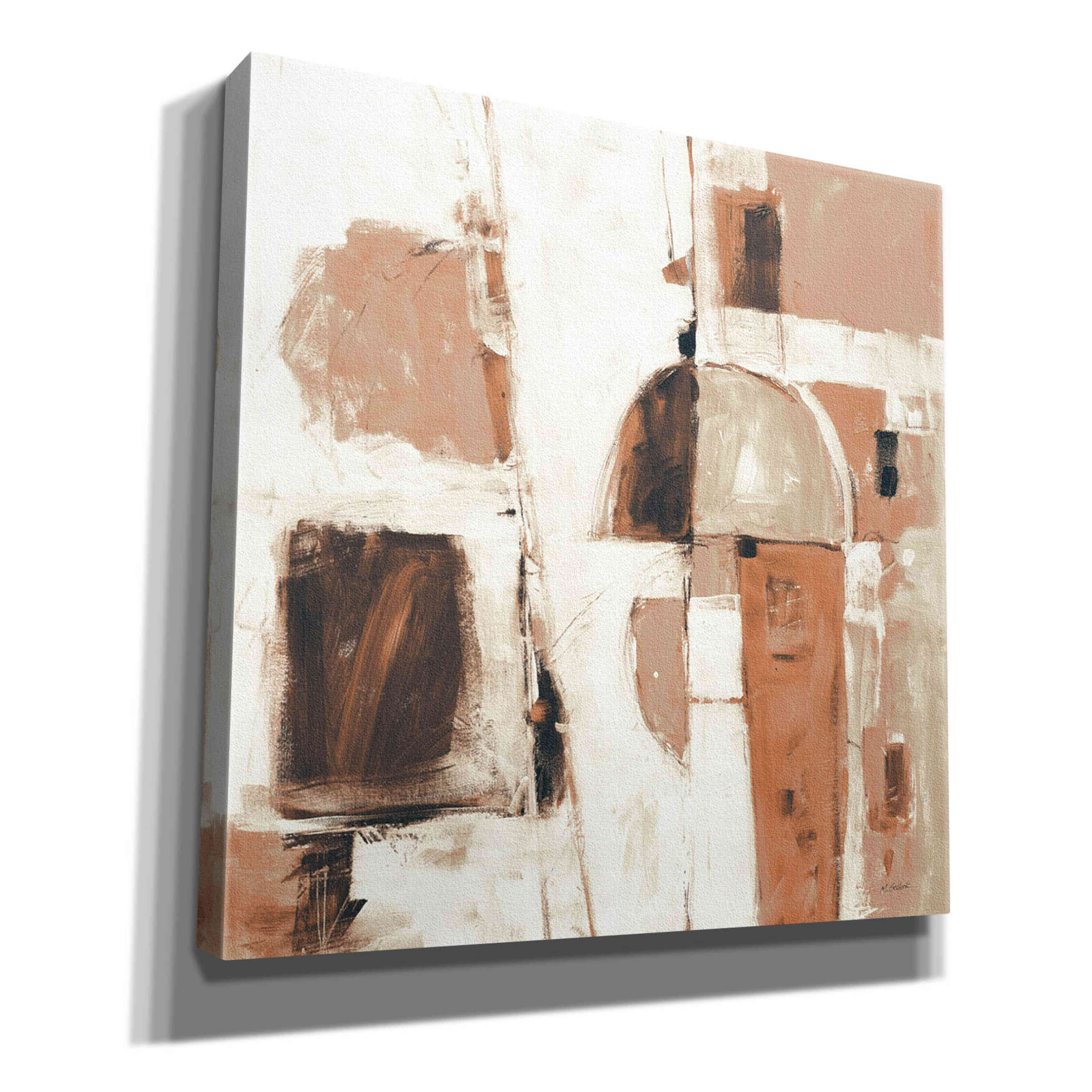 'Down To The Street Warm' by Mike Schick, Giclee Canvas Wall Art