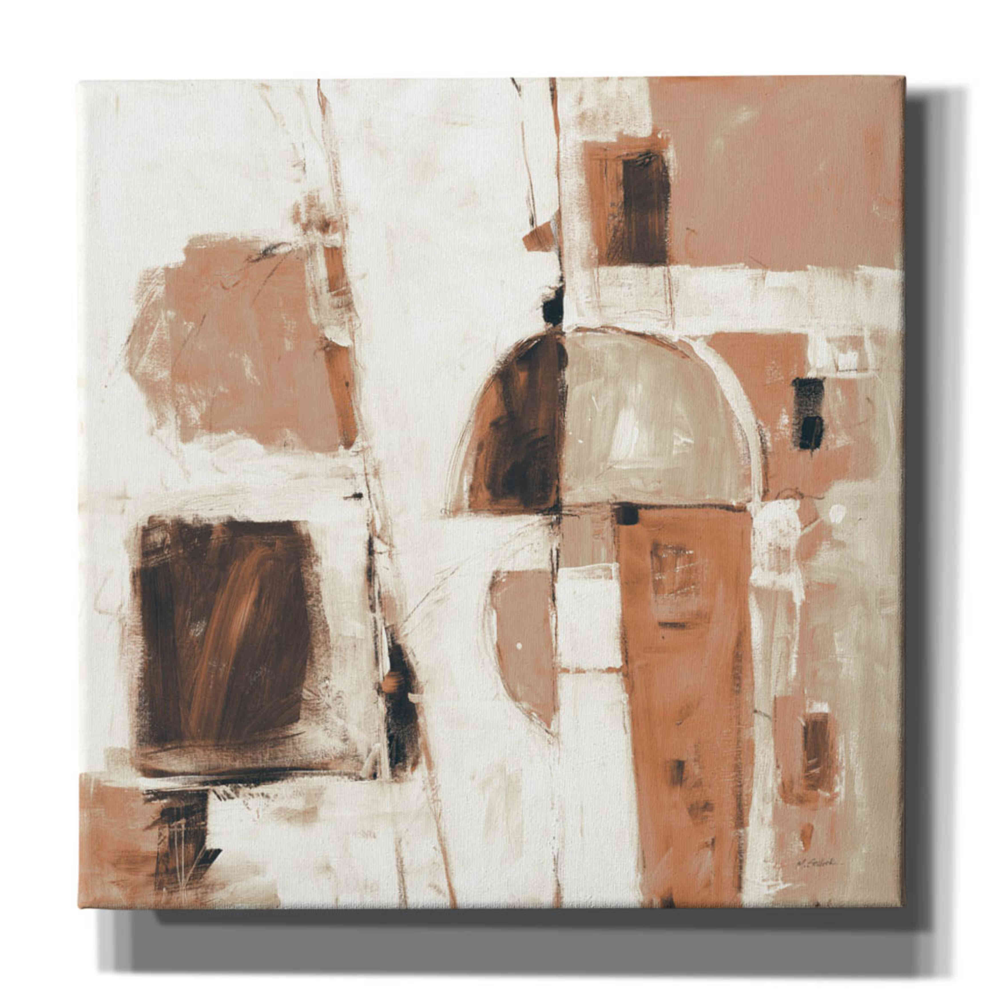 'Down To The Street Warm' by Mike Schick, Giclee Canvas Wall Art