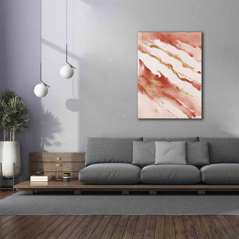 Image of 'Drift V2 Red' by Mike Schick, Giclee Canvas Wall Art,40 x 54