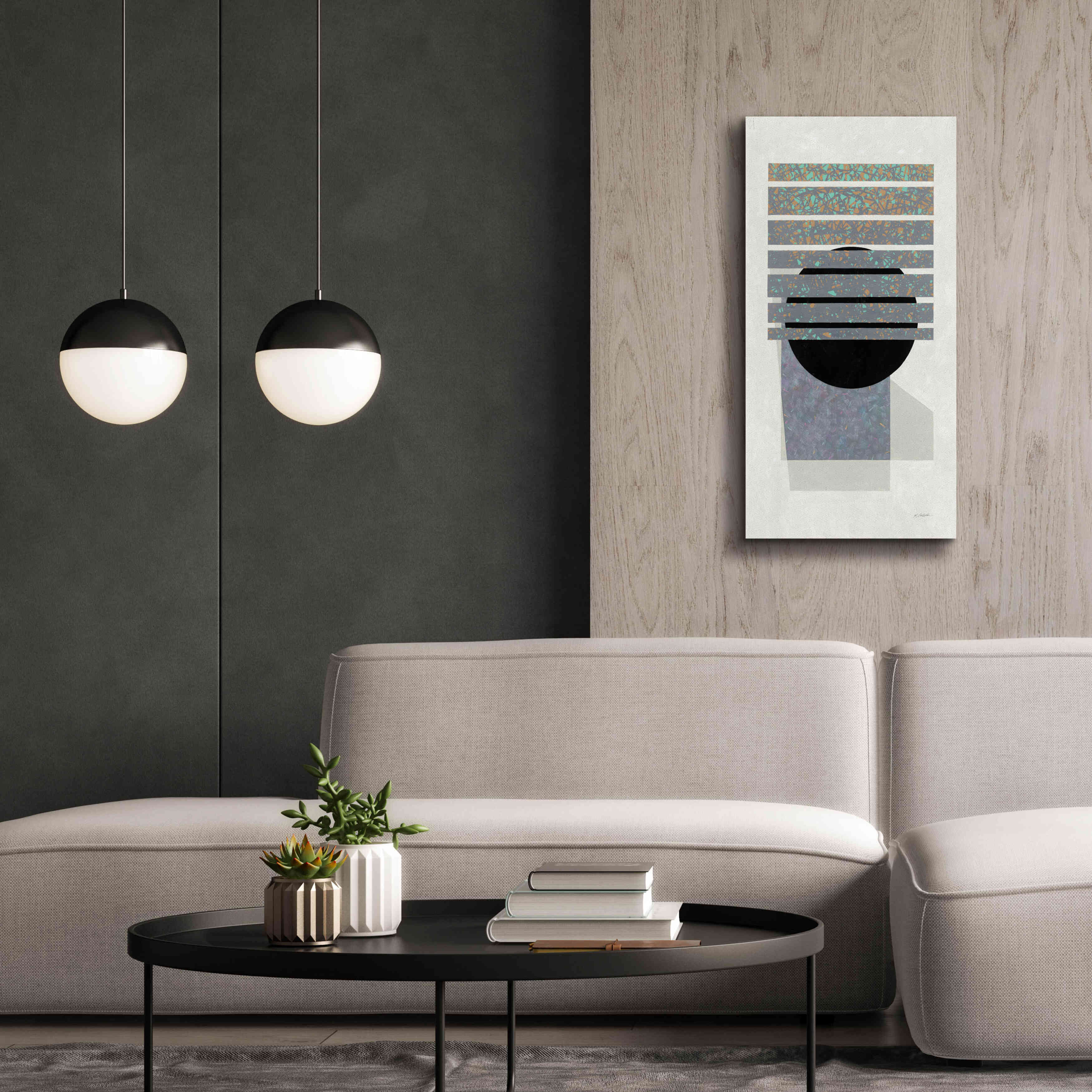 'Full Moon II V2 Panel' by Mike Schick, Giclee Canvas Wall Art,20 x 40