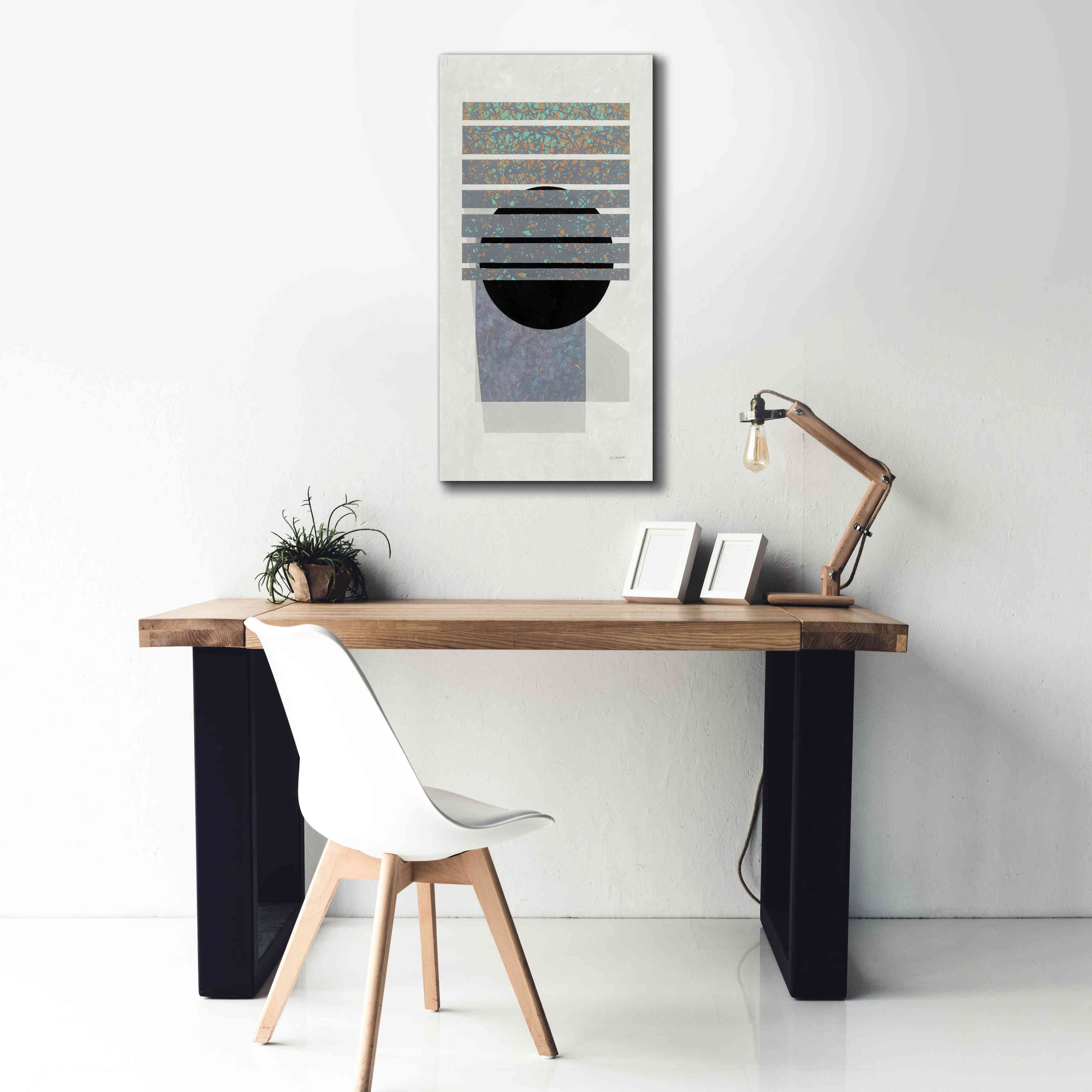 'Full Moon II V2 Panel' by Mike Schick, Giclee Canvas Wall Art,20 x 40