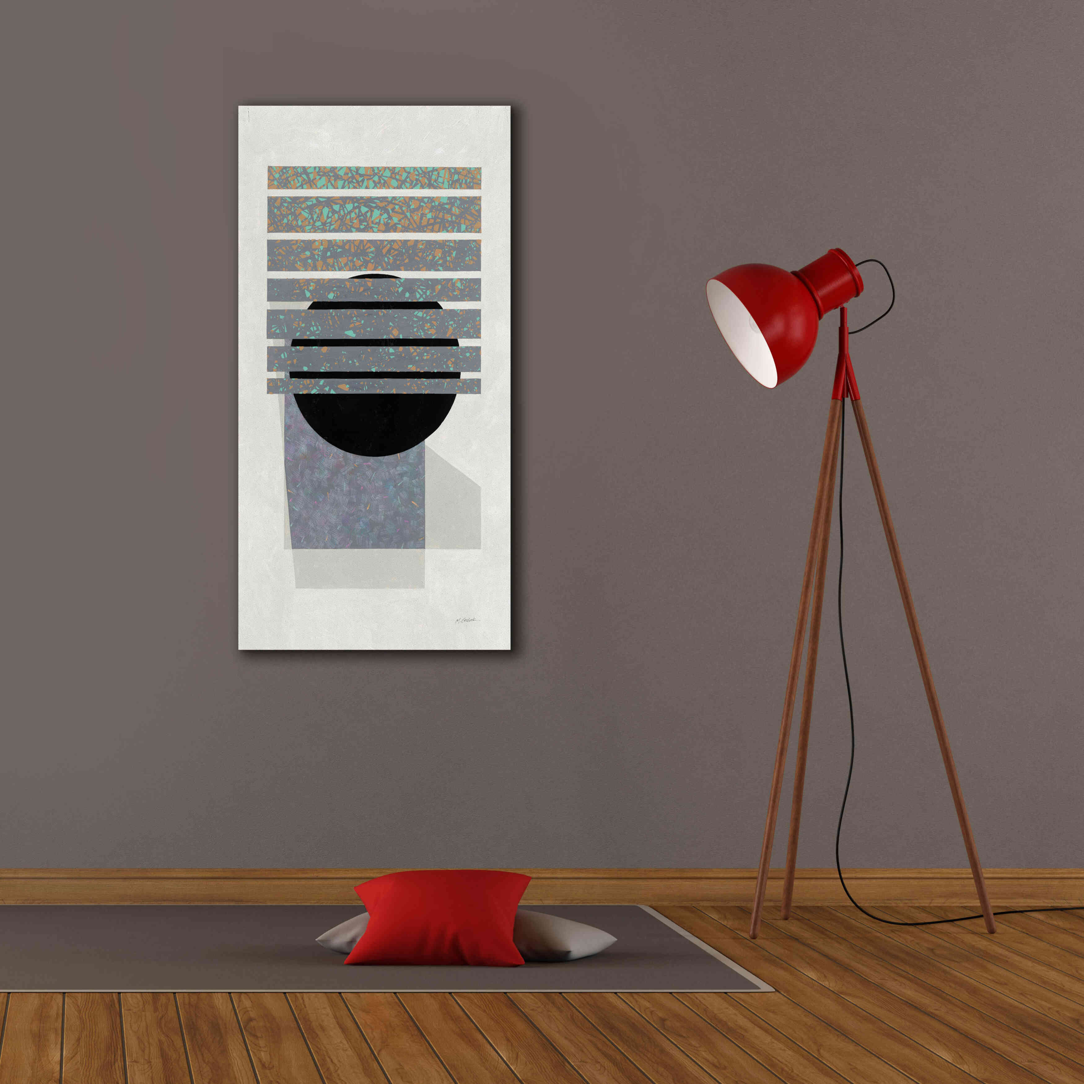 'Full Moon II V2 Panel' by Mike Schick, Giclee Canvas Wall Art,20 x 40