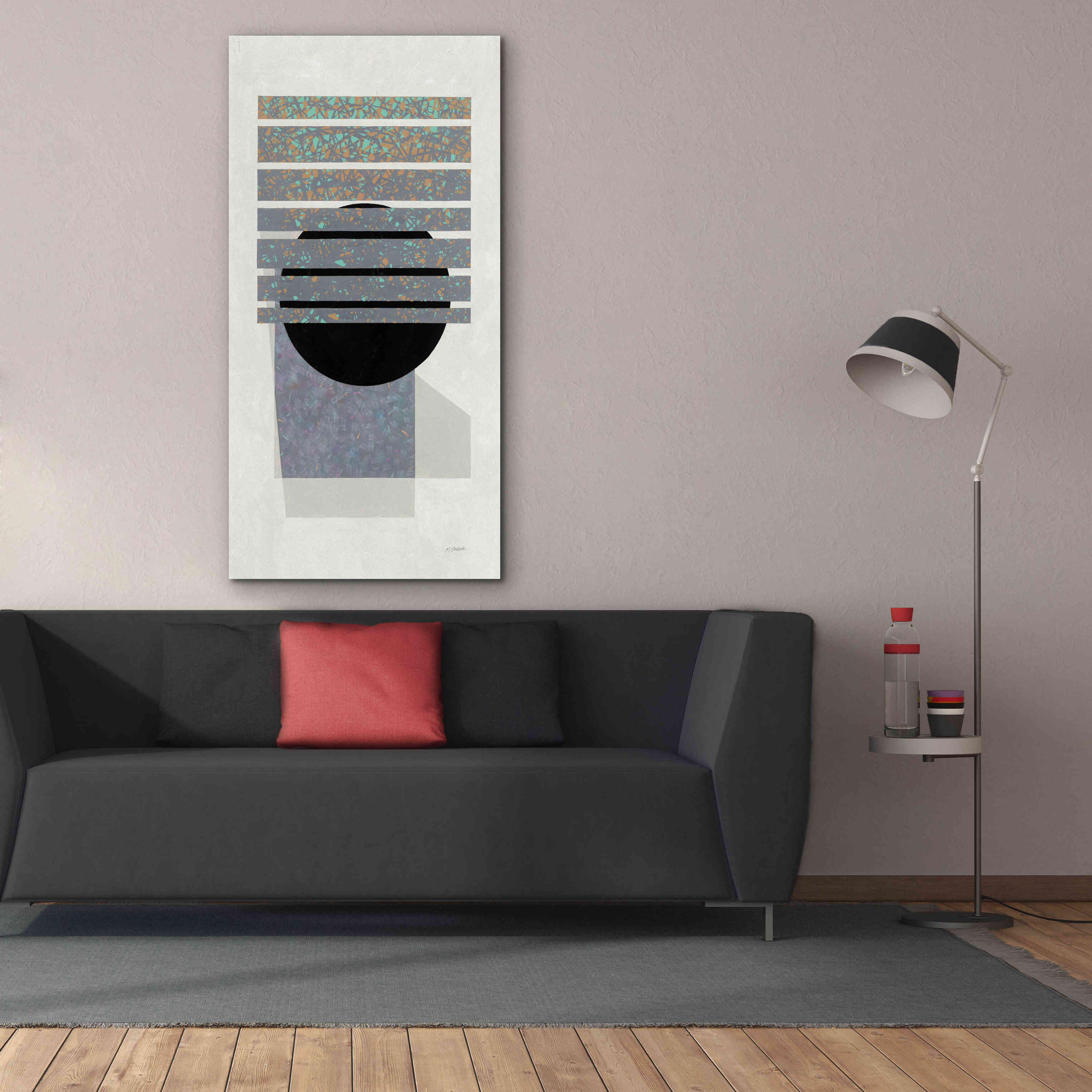 'Full Moon II V2 Panel' by Mike Schick, Giclee Canvas Wall Art,30 x 60