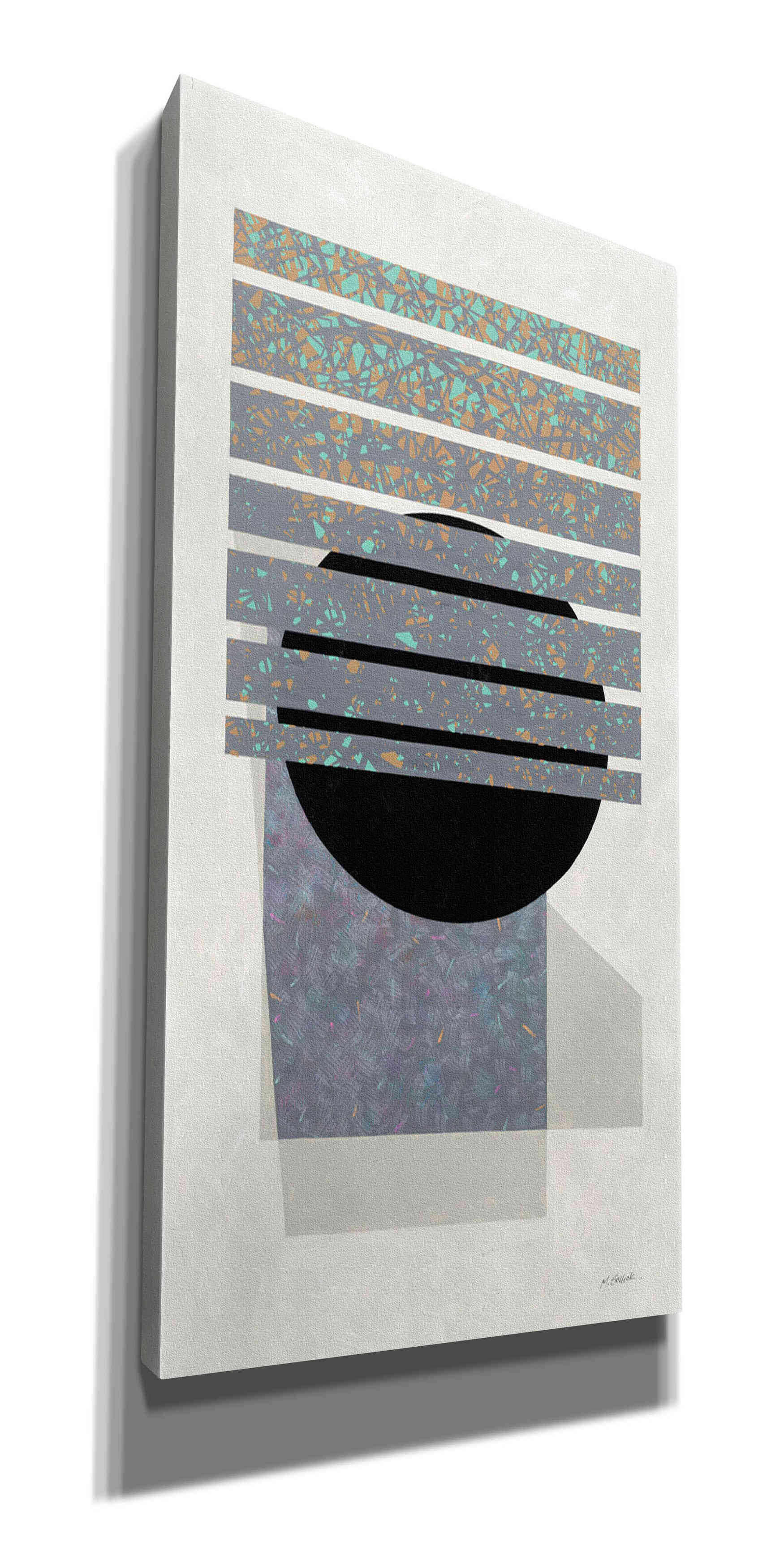 'Full Moon II V2 Panel' by Mike Schick, Giclee Canvas Wall Art
