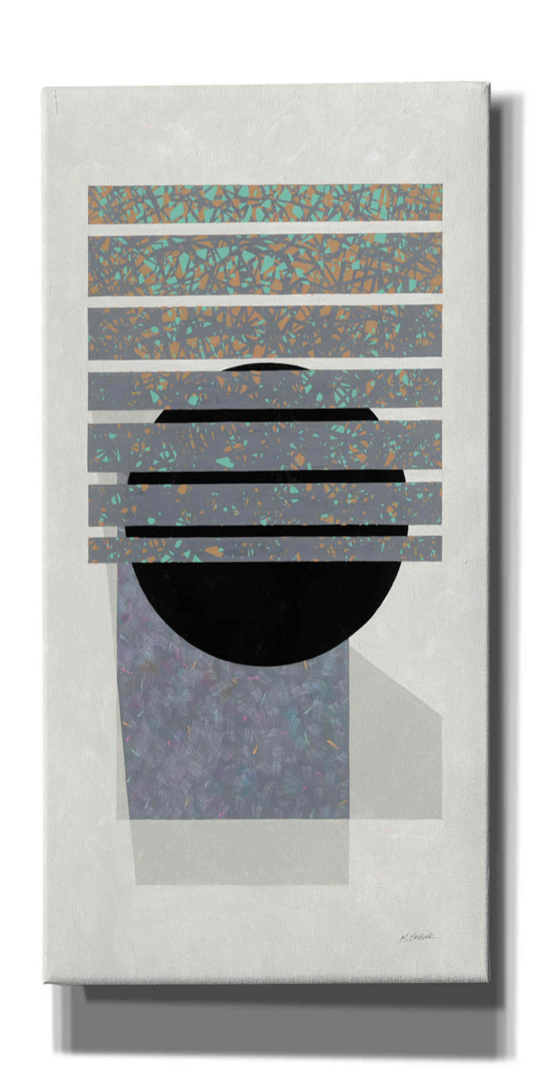 'Full Moon II V2 Panel' by Mike Schick, Giclee Canvas Wall Art