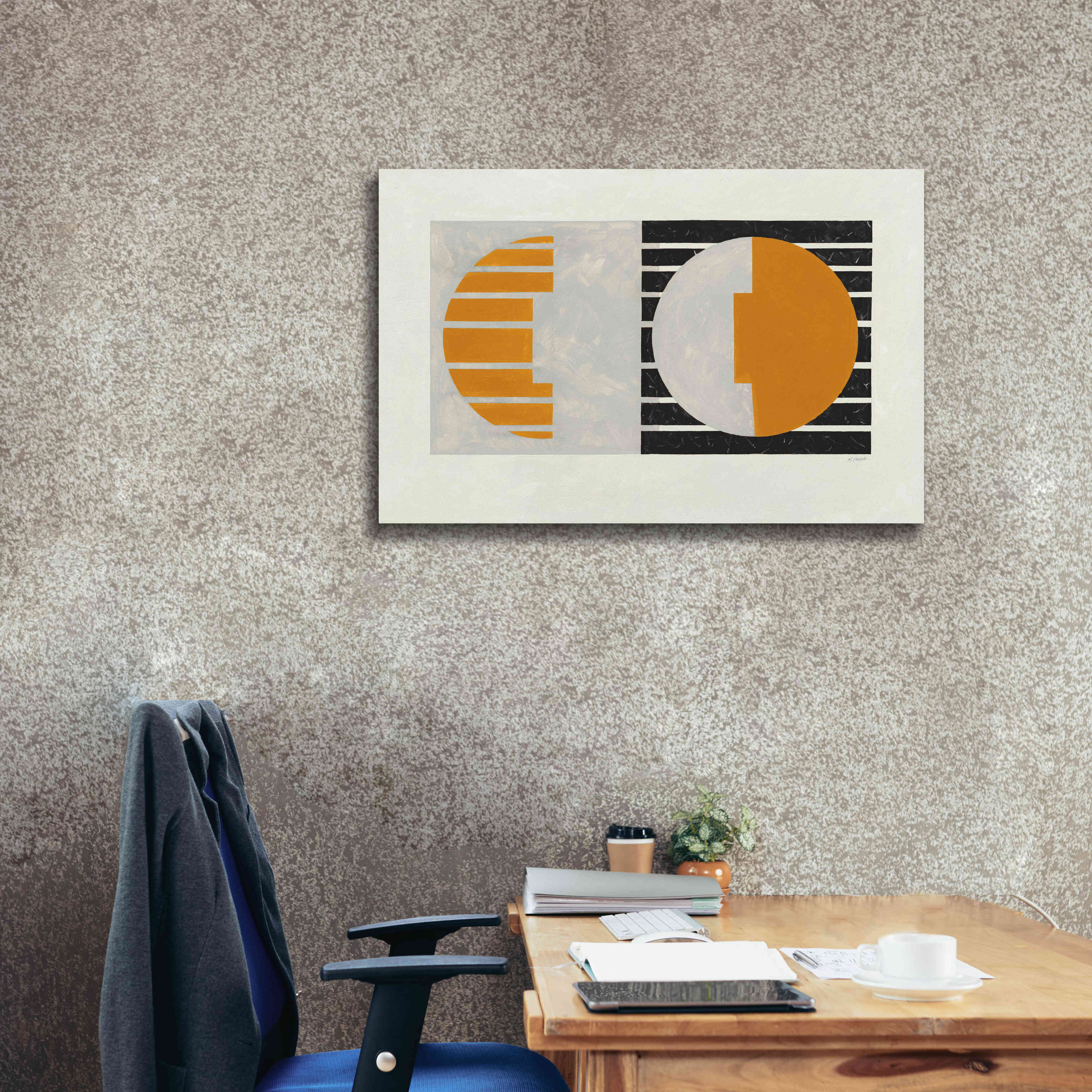 'Latitude V2' by Mike Schick, Giclee Canvas Wall Art,40 x 26