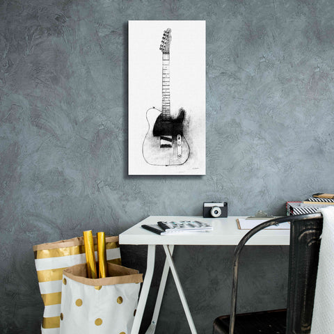 Image of 'Garage Band I' by Mike Schick, Giclee Canvas Wall Art,12 x 24