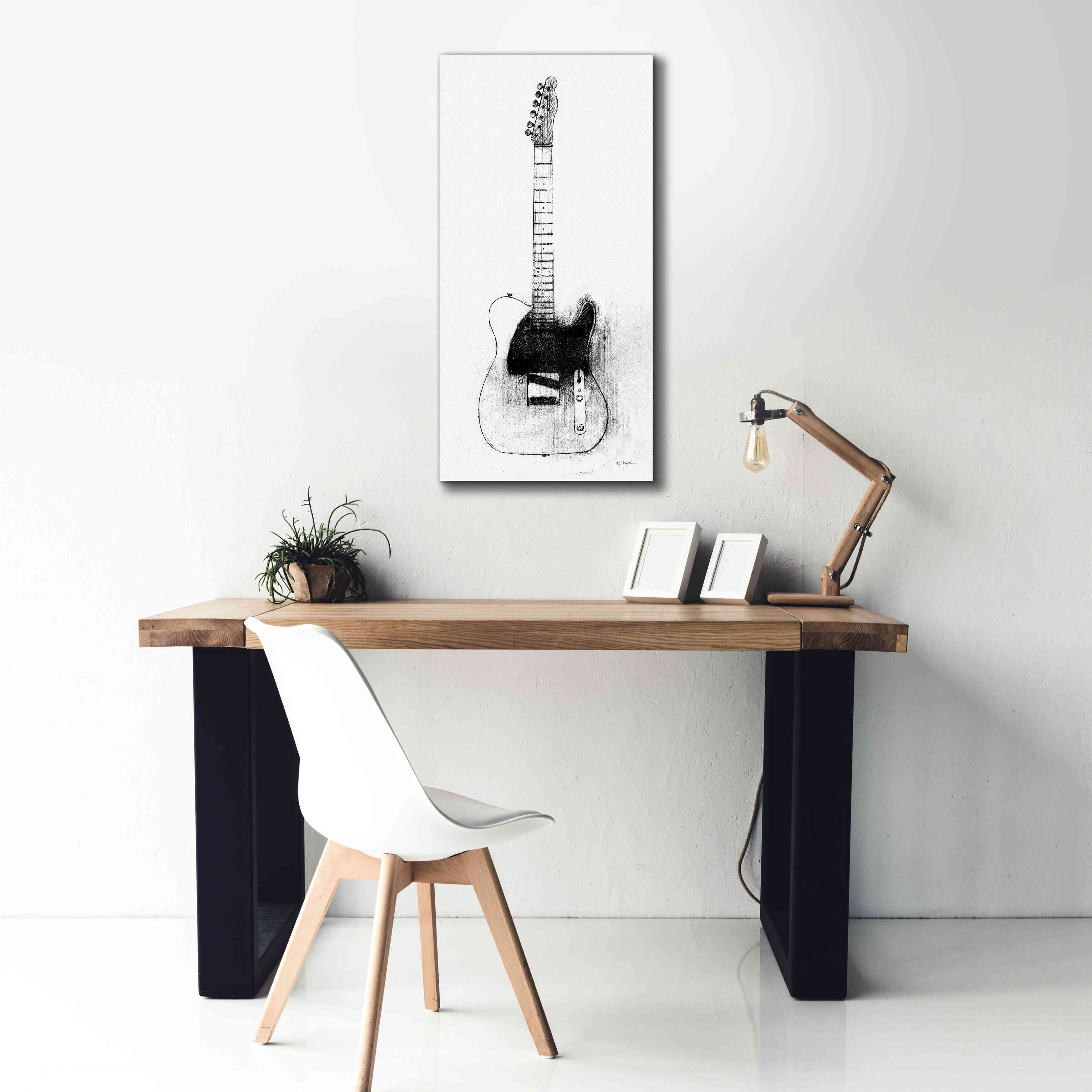 'Garage Band I' by Mike Schick, Giclee Canvas Wall Art,20 x 40