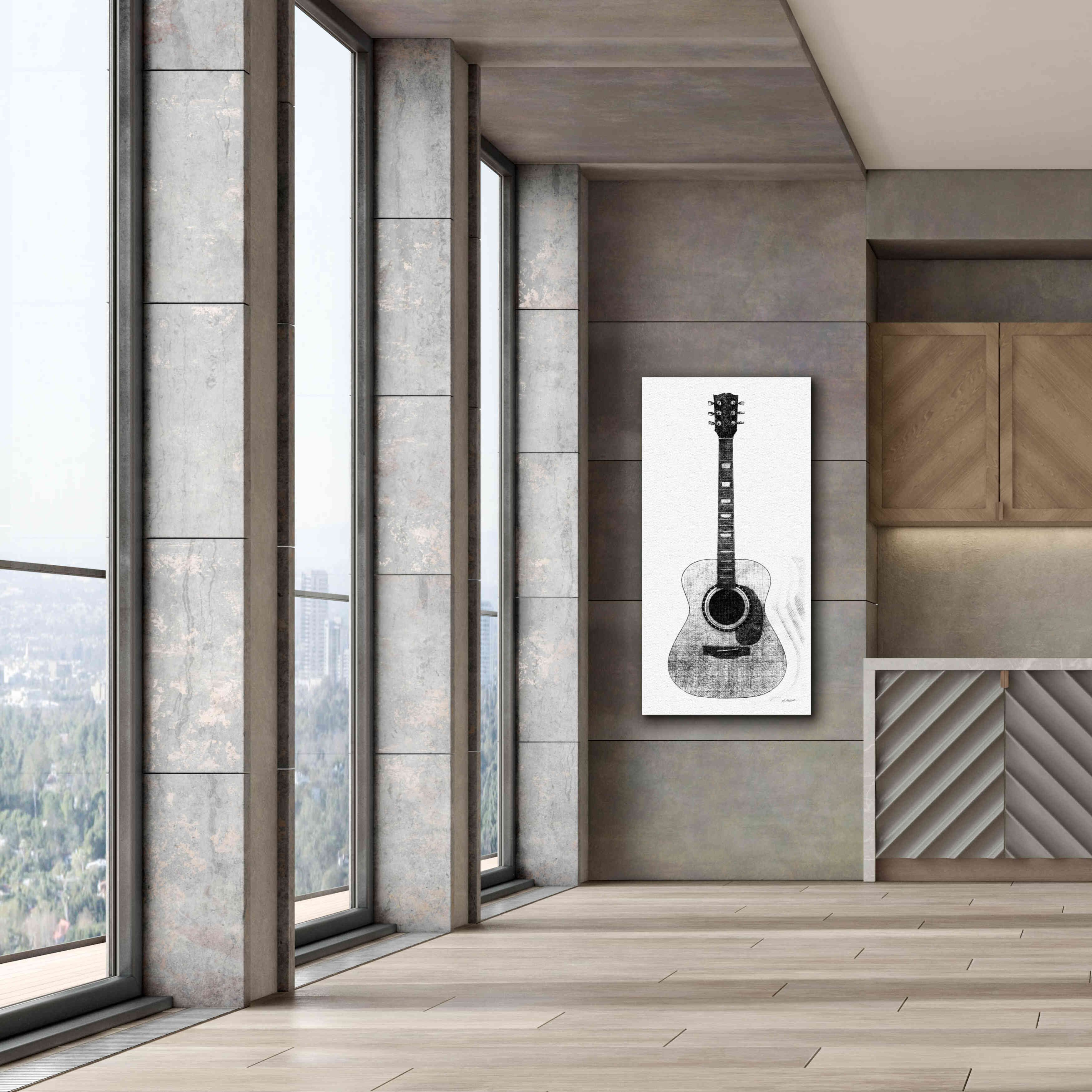 'Garage Band II' by Mike Schick, Giclee Canvas Wall Art,30 x 60