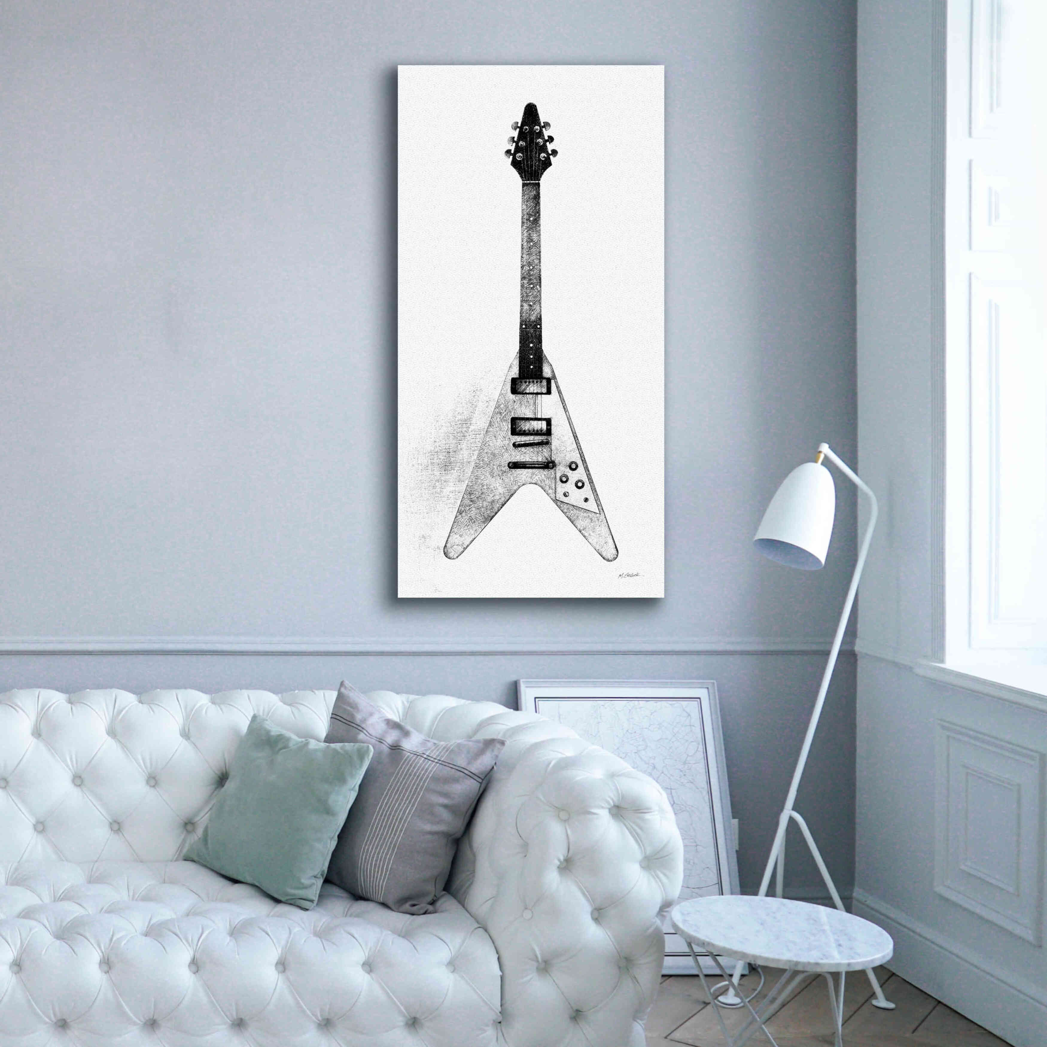 'Garage Band III' by Mike Schick, Giclee Canvas Wall Art,30 x 60