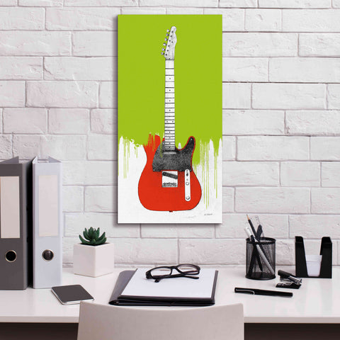 Image of 'Garage Band I Paint' by Mike Schick, Giclee Canvas Wall Art,12 x 24