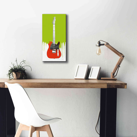 Image of 'Garage Band I Paint' by Mike Schick, Giclee Canvas Wall Art,12 x 24