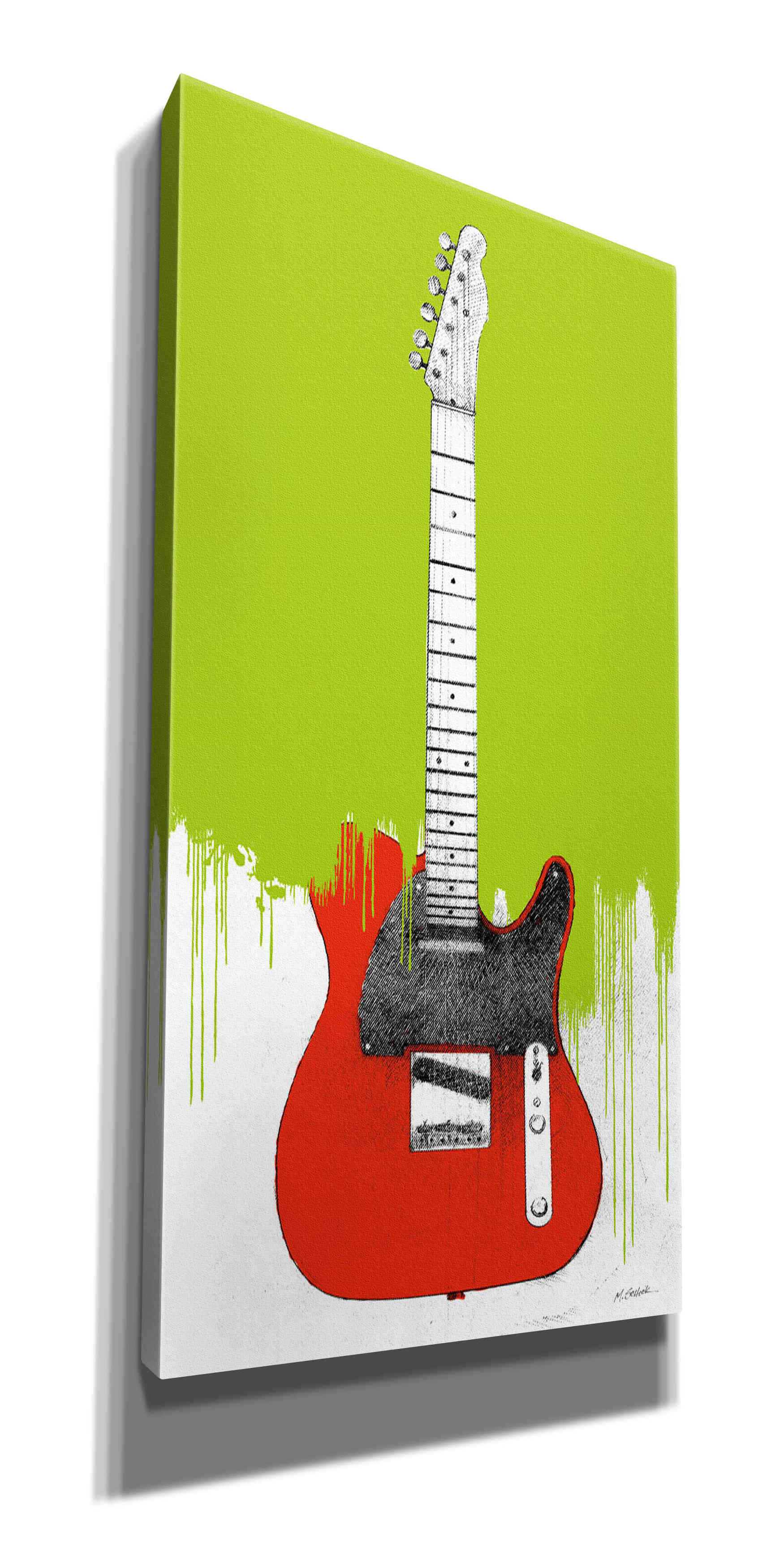 'Garage Band I Paint' by Mike Schick, Giclee Canvas Wall Art