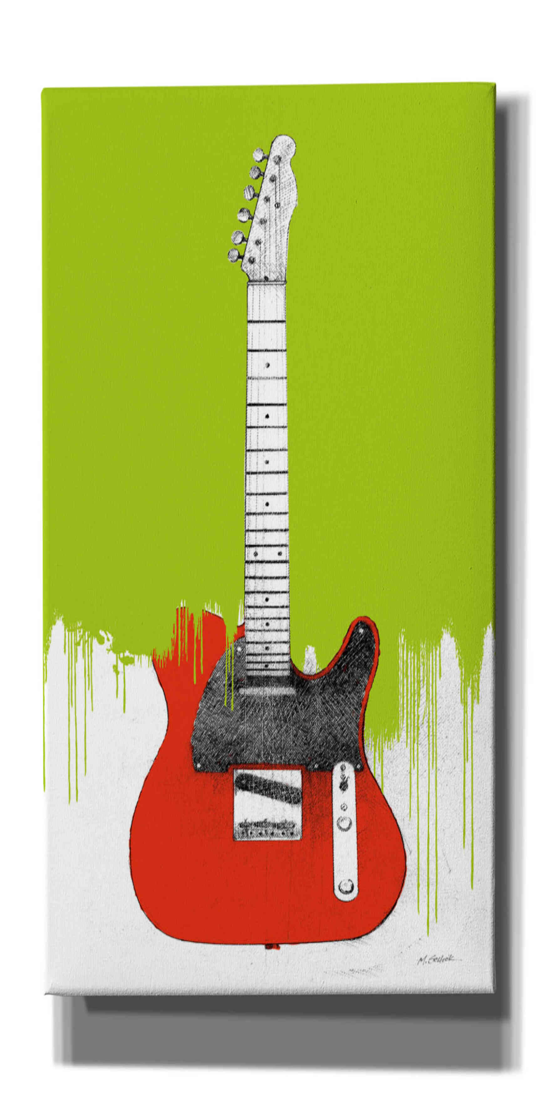 'Garage Band I Paint' by Mike Schick, Giclee Canvas Wall Art