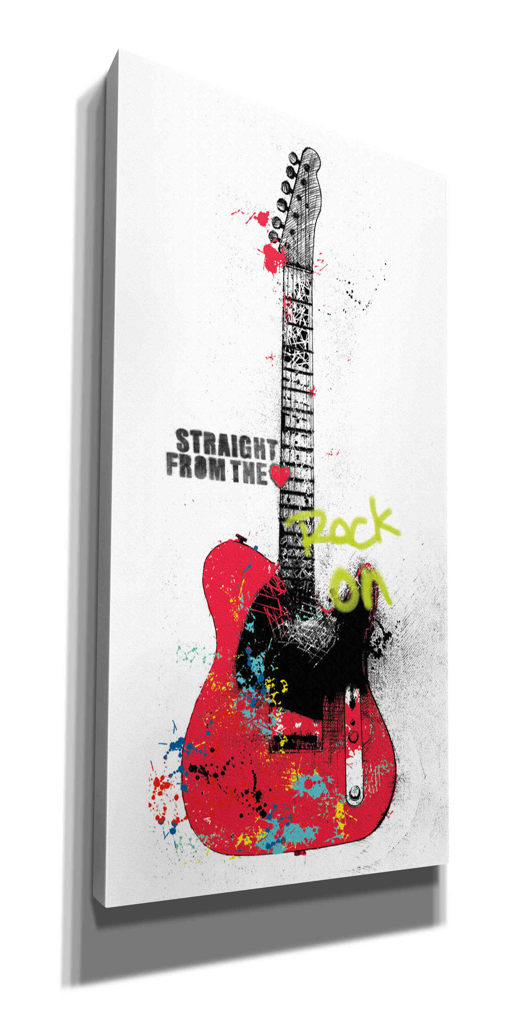 'Garage Band I Graffiti' by Mike Schick, Giclee Canvas Wall Art