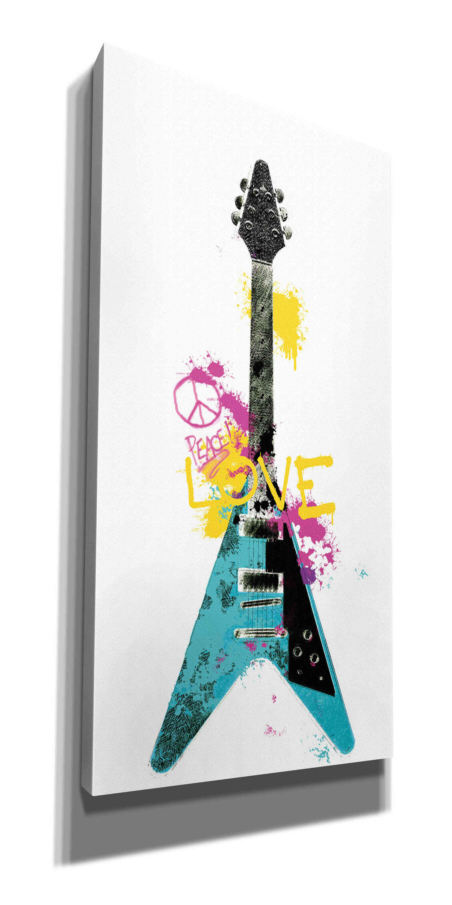 'Garage Band III Graffiti' by Mike Schick, Giclee Canvas Wall Art