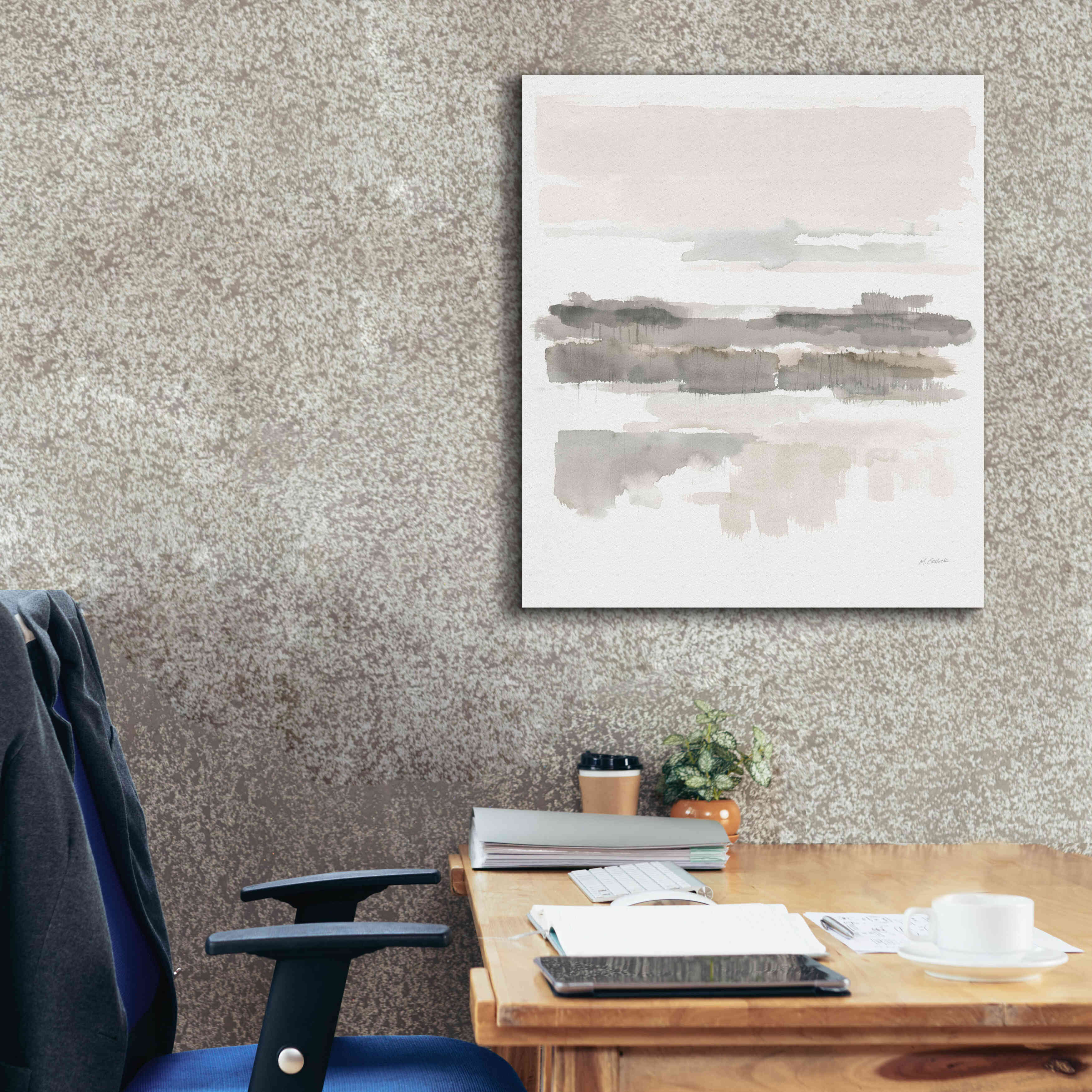 'Neutral Wetlands Crop' by Mike Schick, Giclee Canvas Wall Art,26 x 30