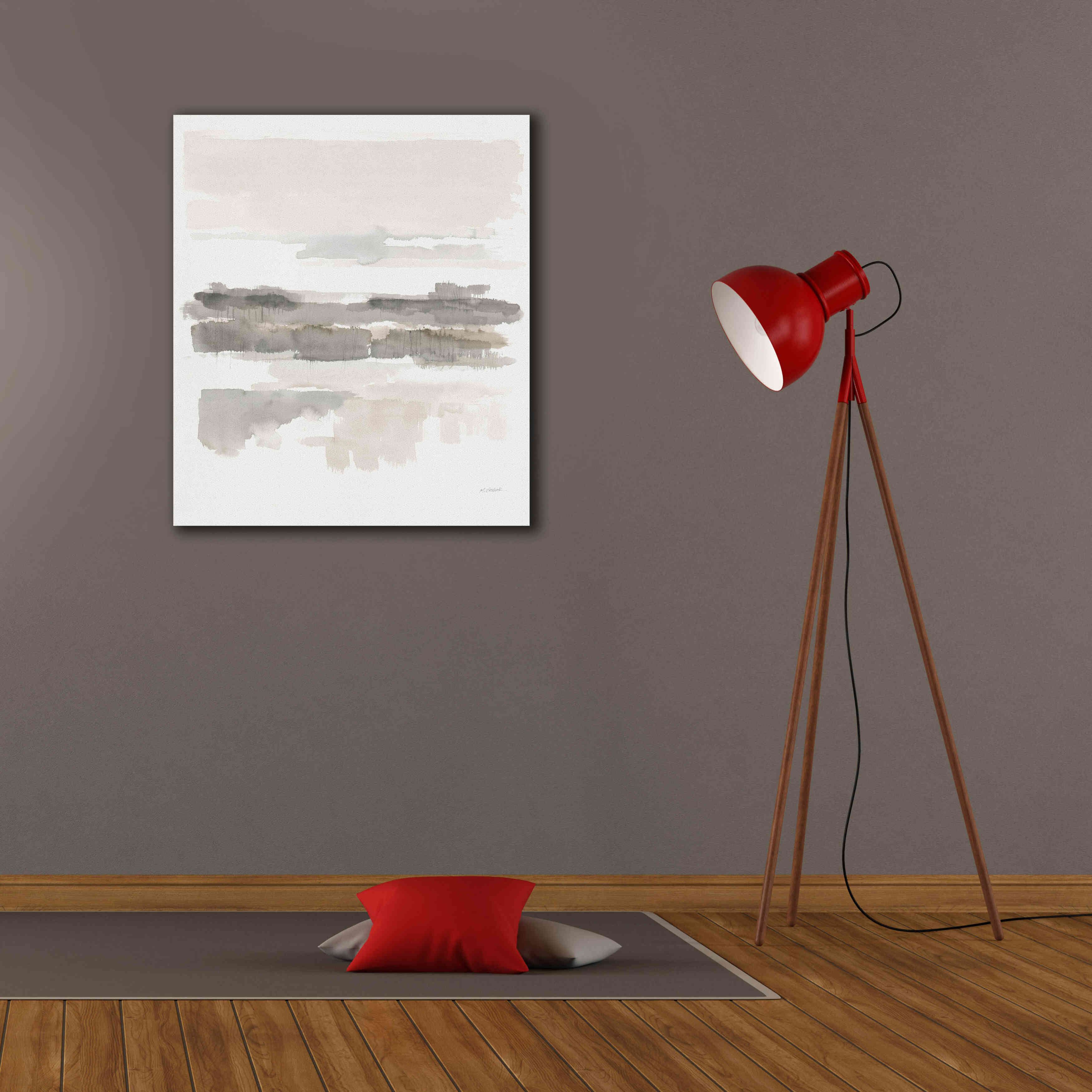 'Neutral Wetlands Crop' by Mike Schick, Giclee Canvas Wall Art,26 x 30