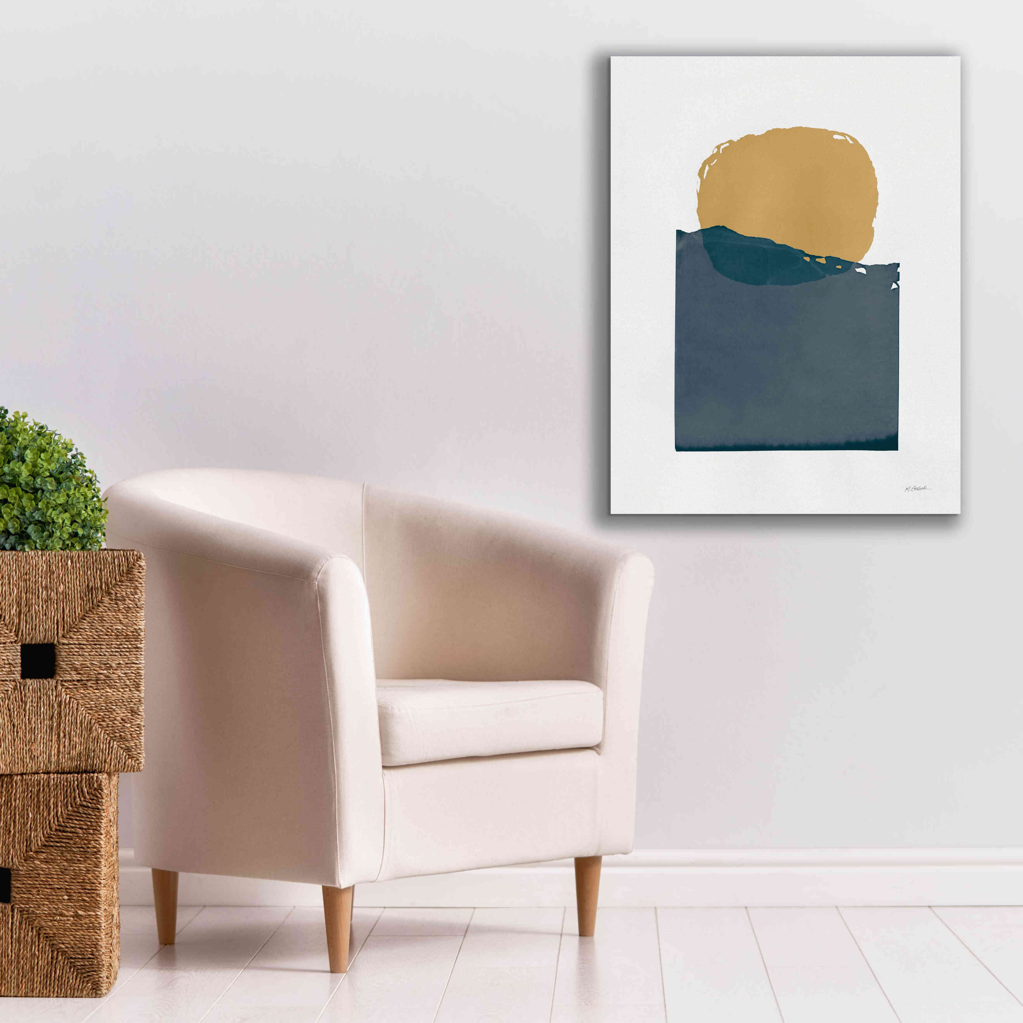 'Buoyant Dark' by Mike Schick, Giclee Canvas Wall Art,26 x 34