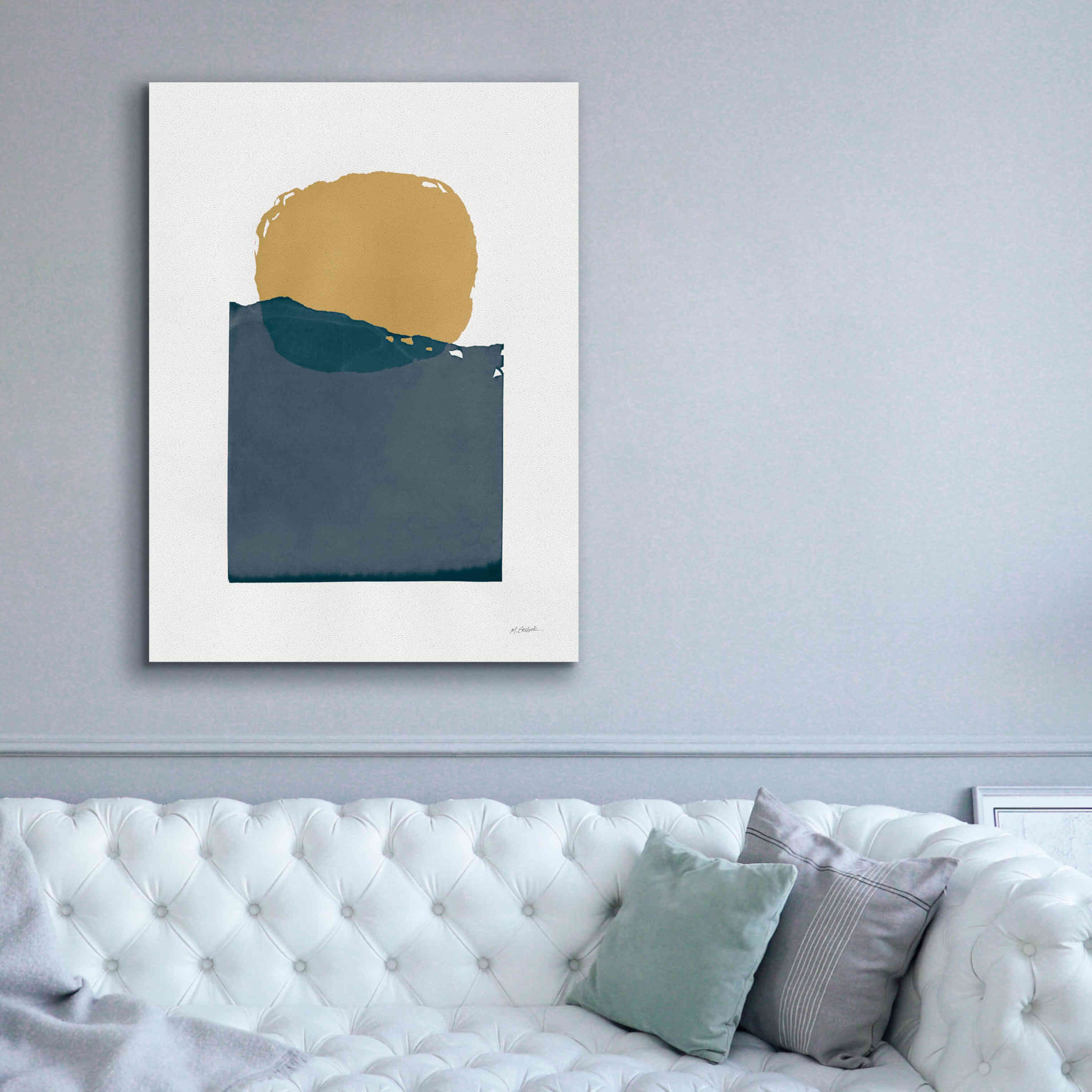 'Buoyant Dark' by Mike Schick, Giclee Canvas Wall Art,40 x 54