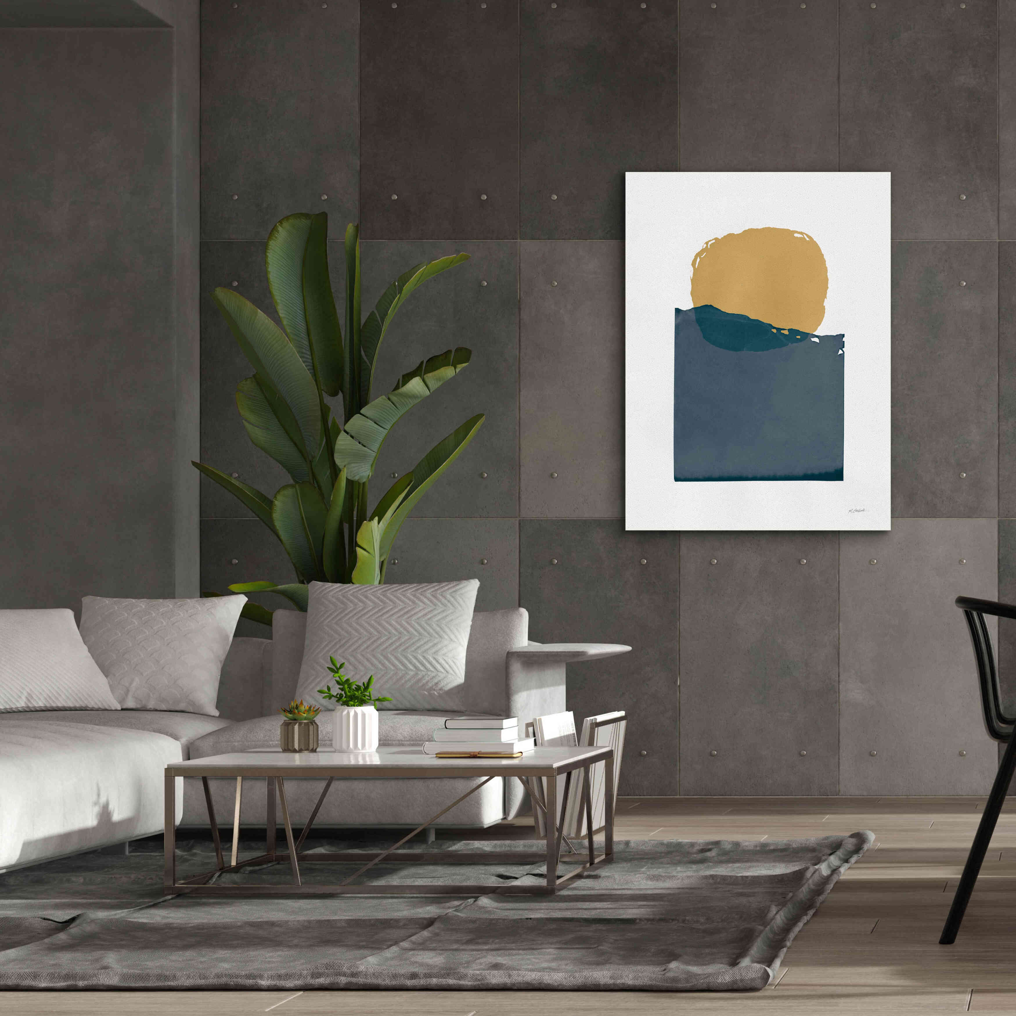 'Buoyant Dark' by Mike Schick, Giclee Canvas Wall Art,40 x 54