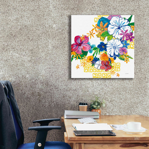 Image of 'Flower Power II' by Mike Schick, Giclee Canvas Wall Art,26x26