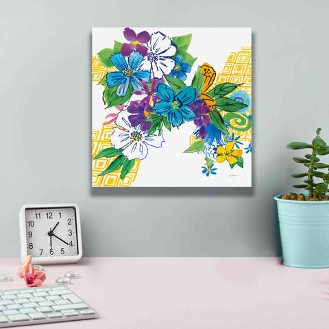 Image of 'Flower Power III' by Mike Schick, Giclee Canvas Wall Art,12x12