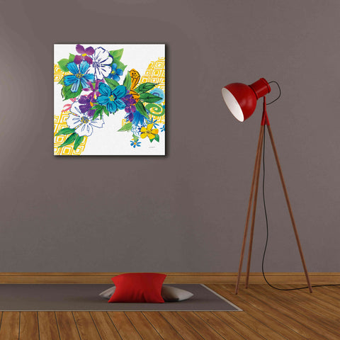 Image of 'Flower Power III' by Mike Schick, Giclee Canvas Wall Art,26x26