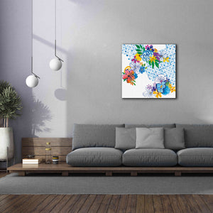 'Flower Power IV' by Mike Schick, Giclee Canvas Wall Art,37x37