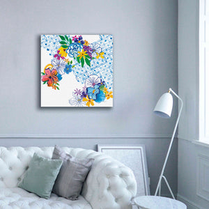 'Flower Power IV' by Mike Schick, Giclee Canvas Wall Art,37x37