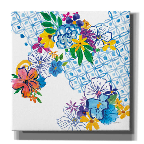 Image of 'Flower Power IV' by Mike Schick, Giclee Canvas Wall Art
