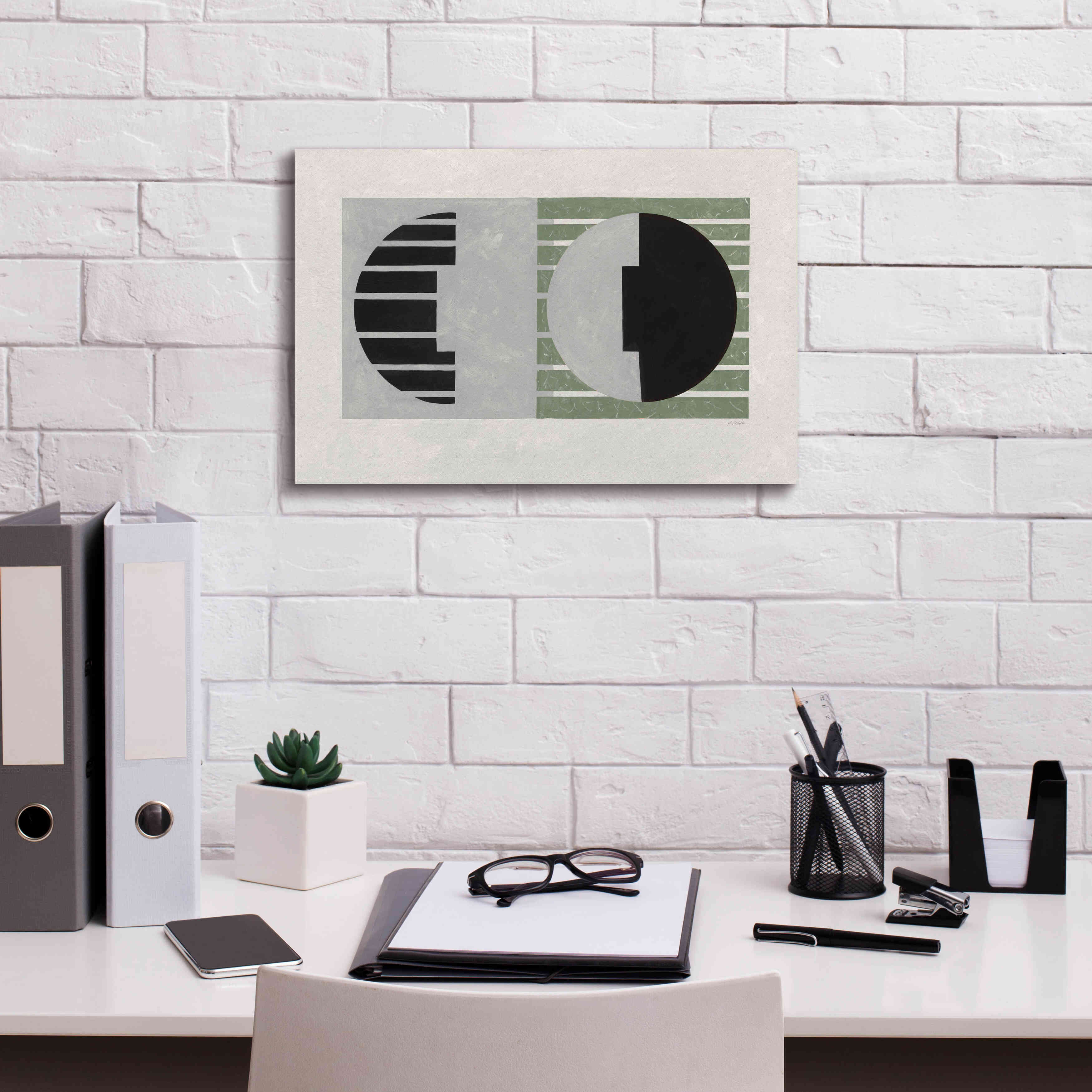 'Latitude Sage' by Mike Schick, Giclee Canvas Wall Art,18 x 12