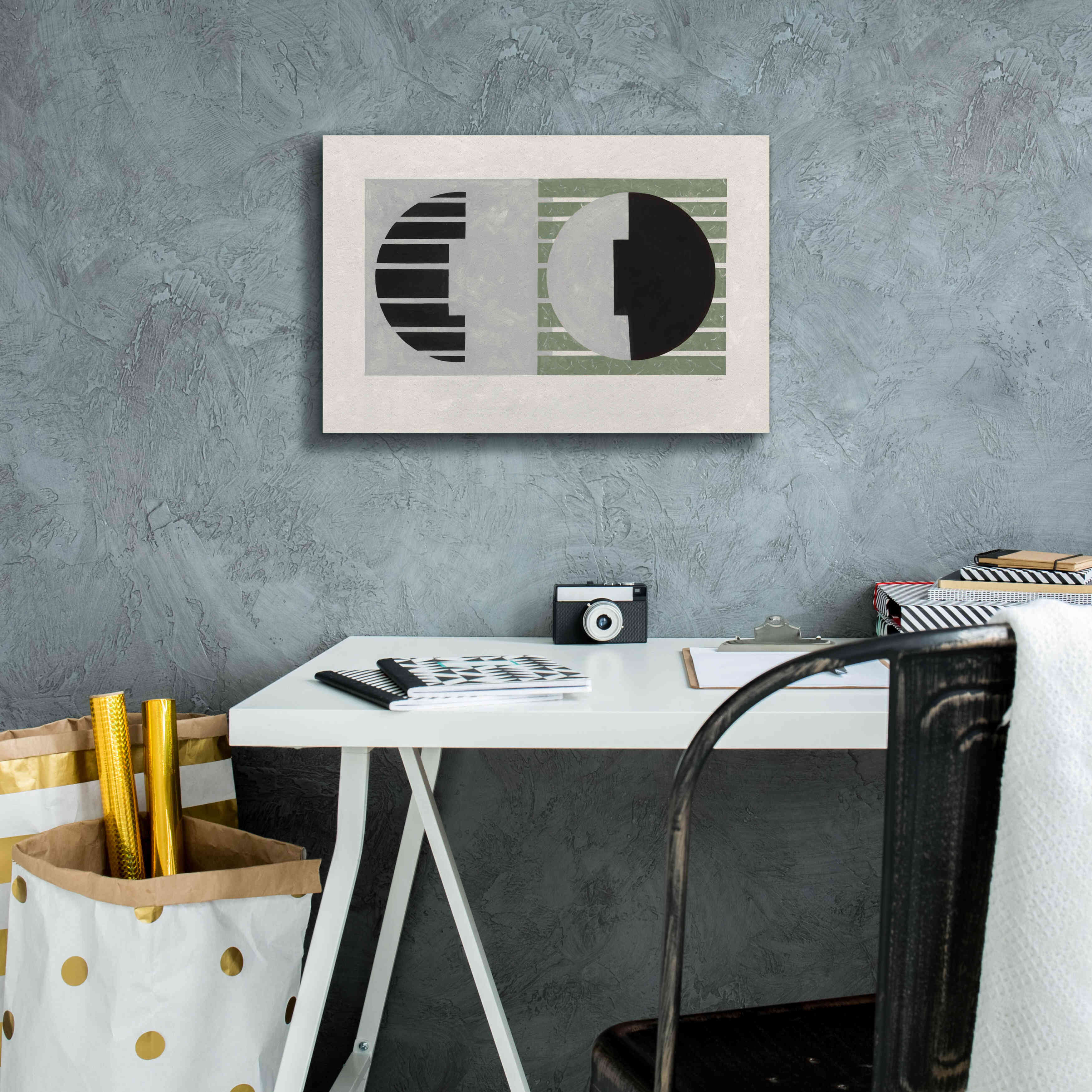 'Latitude Sage' by Mike Schick, Giclee Canvas Wall Art,18 x 12