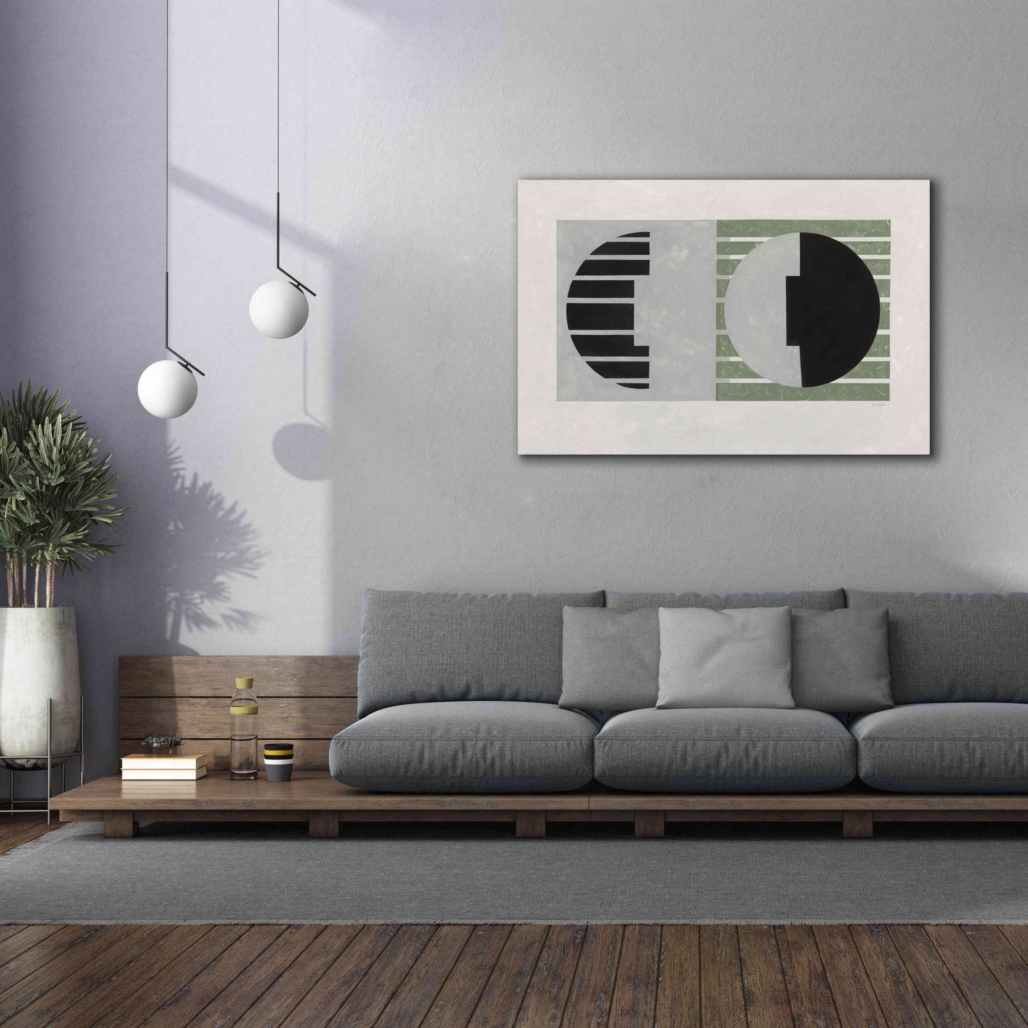 'Latitude Sage' by Mike Schick, Giclee Canvas Wall Art,60 x 40