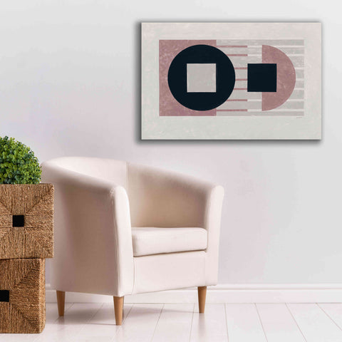 Image of 'Laterally Speaking Mauve' by Mike Schick, Giclee Canvas Wall Art,40 x 26