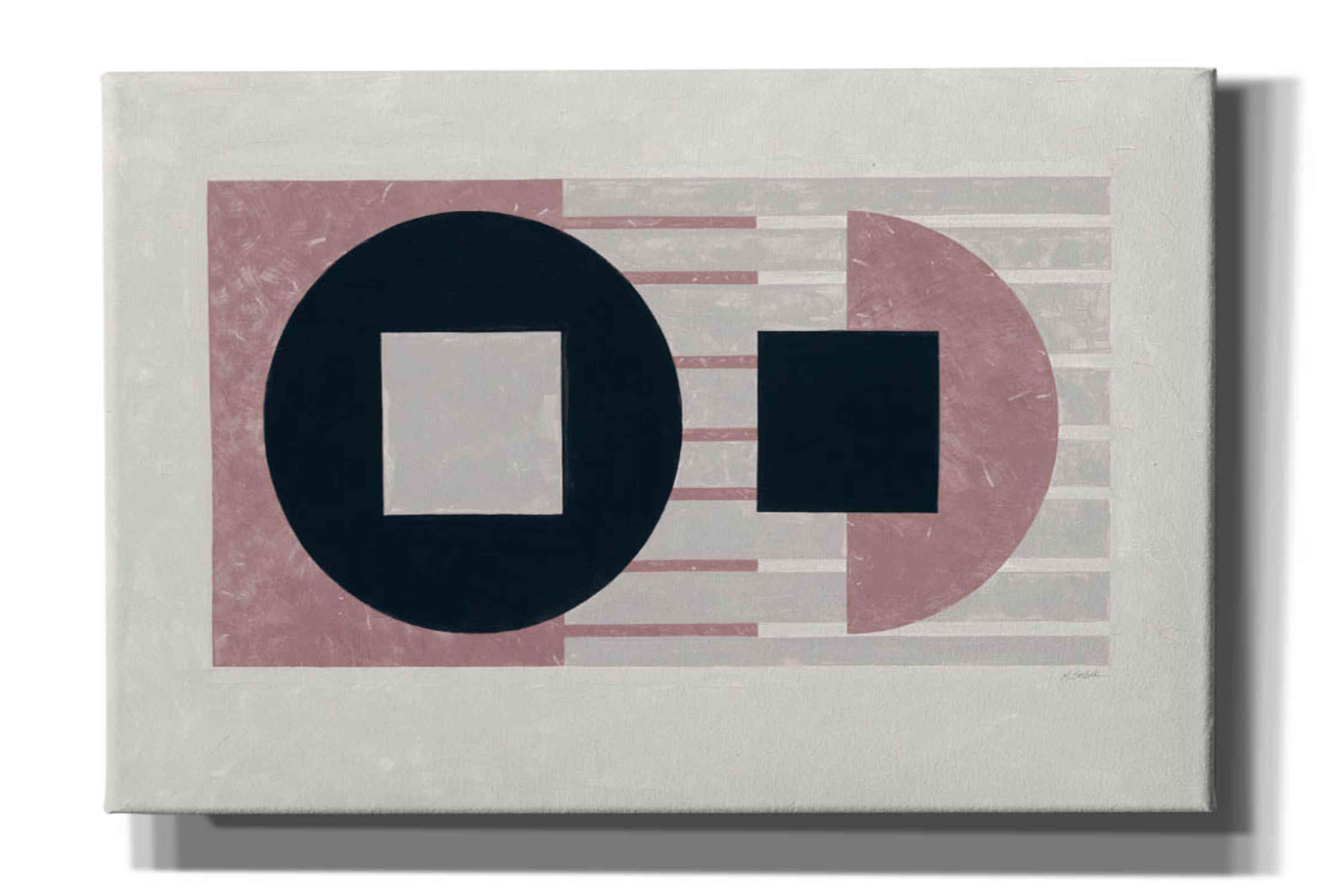 'Laterally Speaking Mauve' by Mike Schick, Giclee Canvas Wall Art