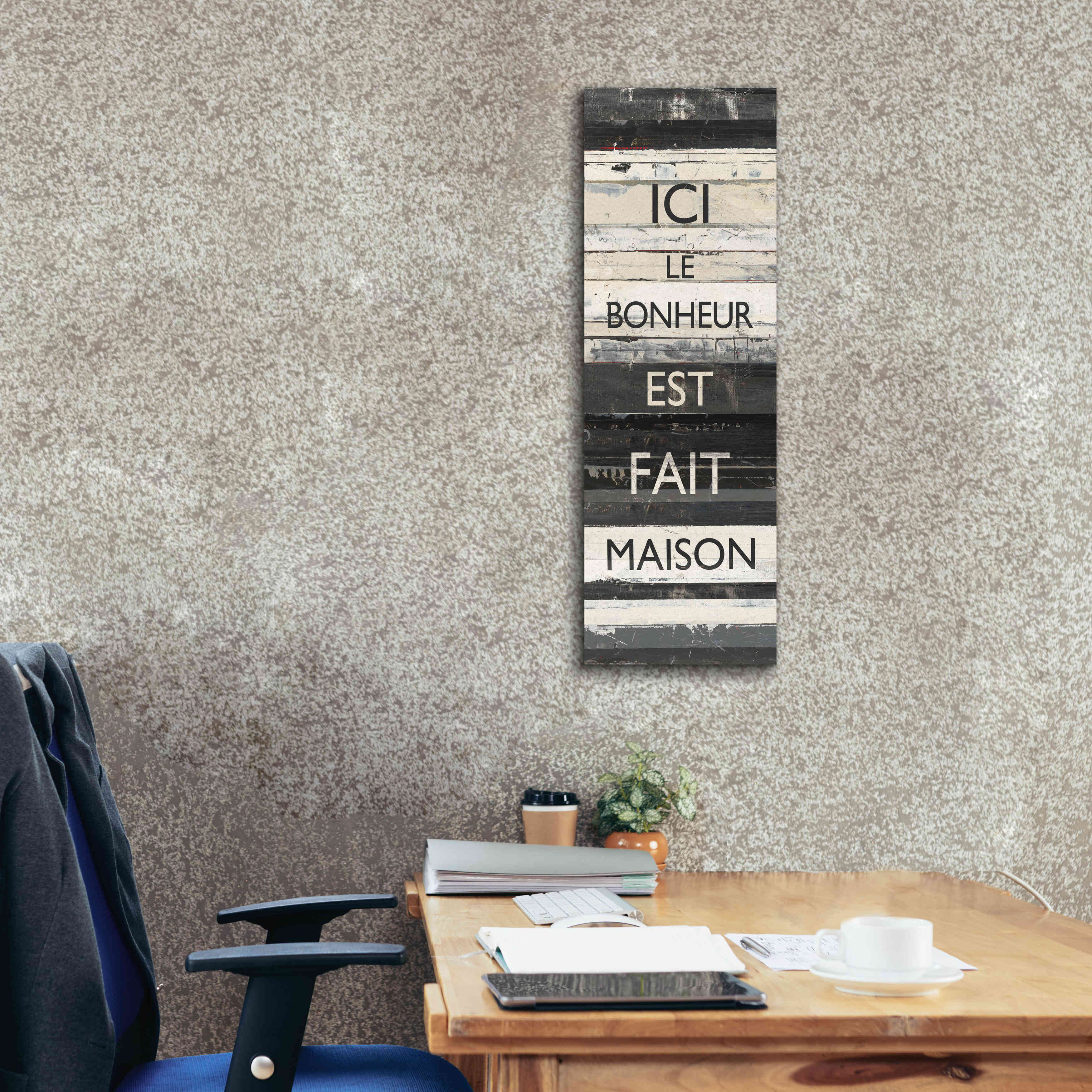 'Zephyr Quote IV' by Mike Schick, Giclee Canvas Wall Art,12 x 36