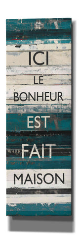 Image of 'Blue Zephyr Quote IV' by Mike Schick, Giclee Canvas Wall Art