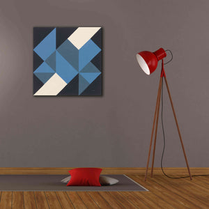 'Triangles I' by Mike Schick, Giclee Canvas Wall Art,26x26