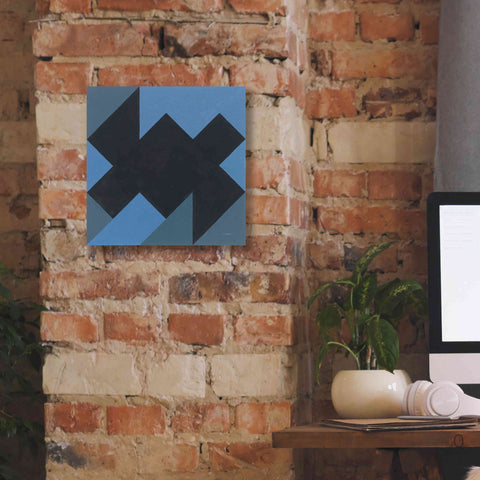 Image of 'Triangles II' by Mike Schick, Giclee Canvas Wall Art,12x12