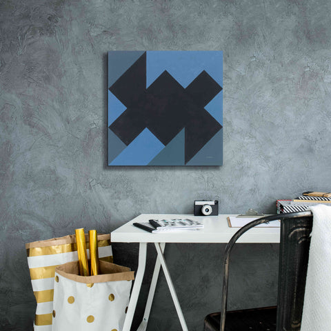 Image of 'Triangles II' by Mike Schick, Giclee Canvas Wall Art,18x18
