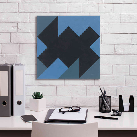 Image of 'Triangles II' by Mike Schick, Giclee Canvas Wall Art,18x18