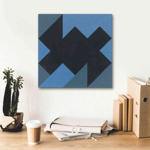'Triangles II' by Mike Schick, Giclee Canvas Wall Art,18x18