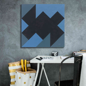 'Triangles II' by Mike Schick, Giclee Canvas Wall Art,26x26