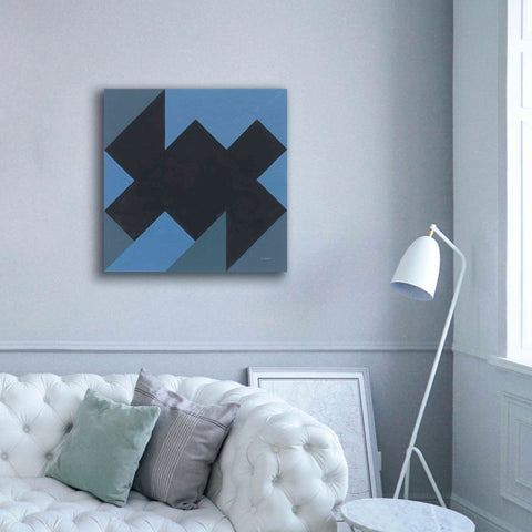 Image of 'Triangles II' by Mike Schick, Giclee Canvas Wall Art,37x37