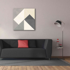 'Triangles IV Neutral Crop' by Mike Schick, Giclee Canvas Wall Art,37x37