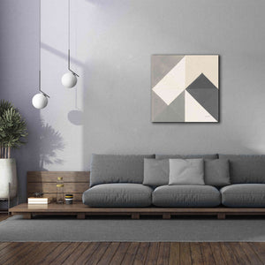 'Triangles IV Neutral Crop' by Mike Schick, Giclee Canvas Wall Art,37x37