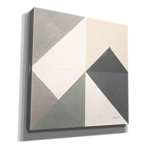 Image of 'Triangles IV Neutral Crop' by Mike Schick, Giclee Canvas Wall Art