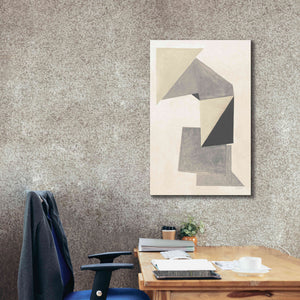 'Paper Trail Neutral' by Mike Schick, Giclee Canvas Wall Art,26 x 40