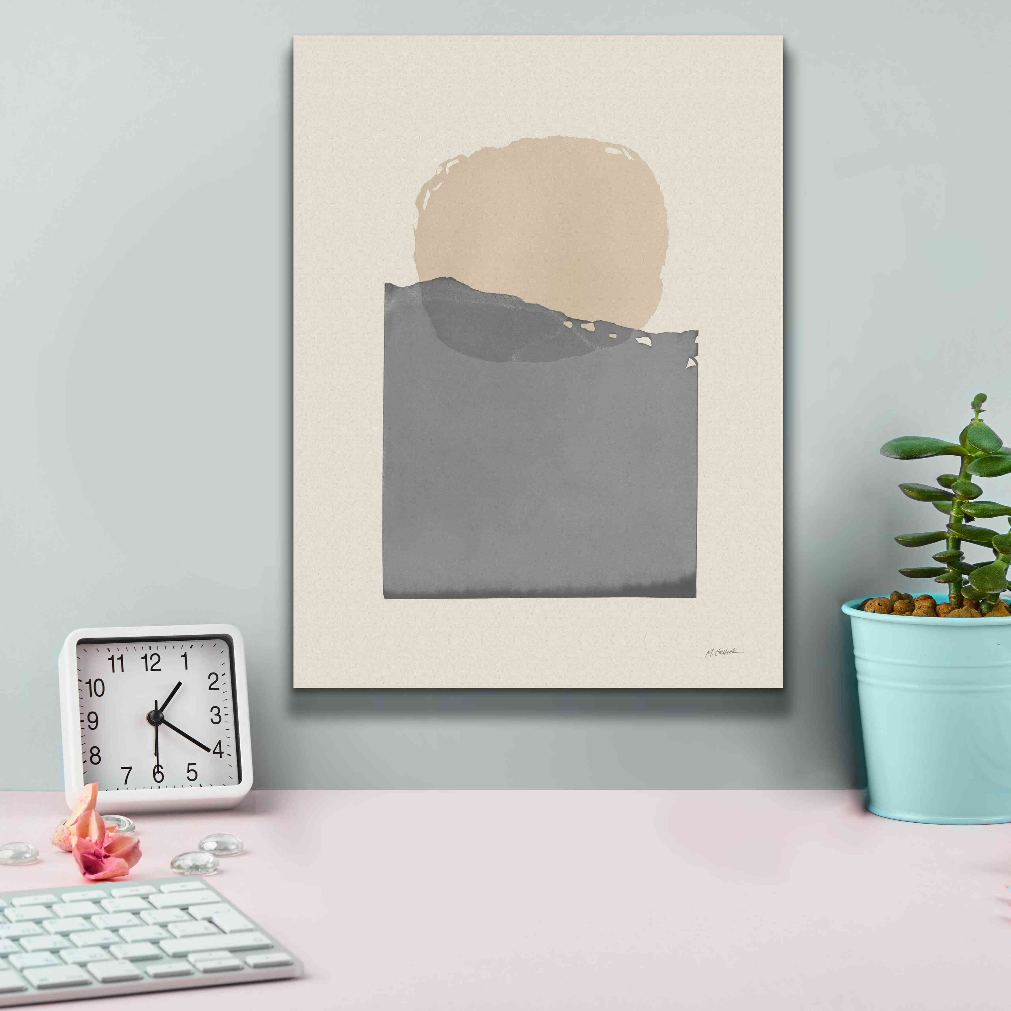 'Buoyant Neutral' by Mike Schick, Giclee Canvas Wall Art,12 x 16